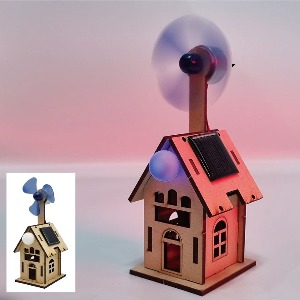 (CH-19)태양광 풍차 LED등 집 만들기 DIY키트